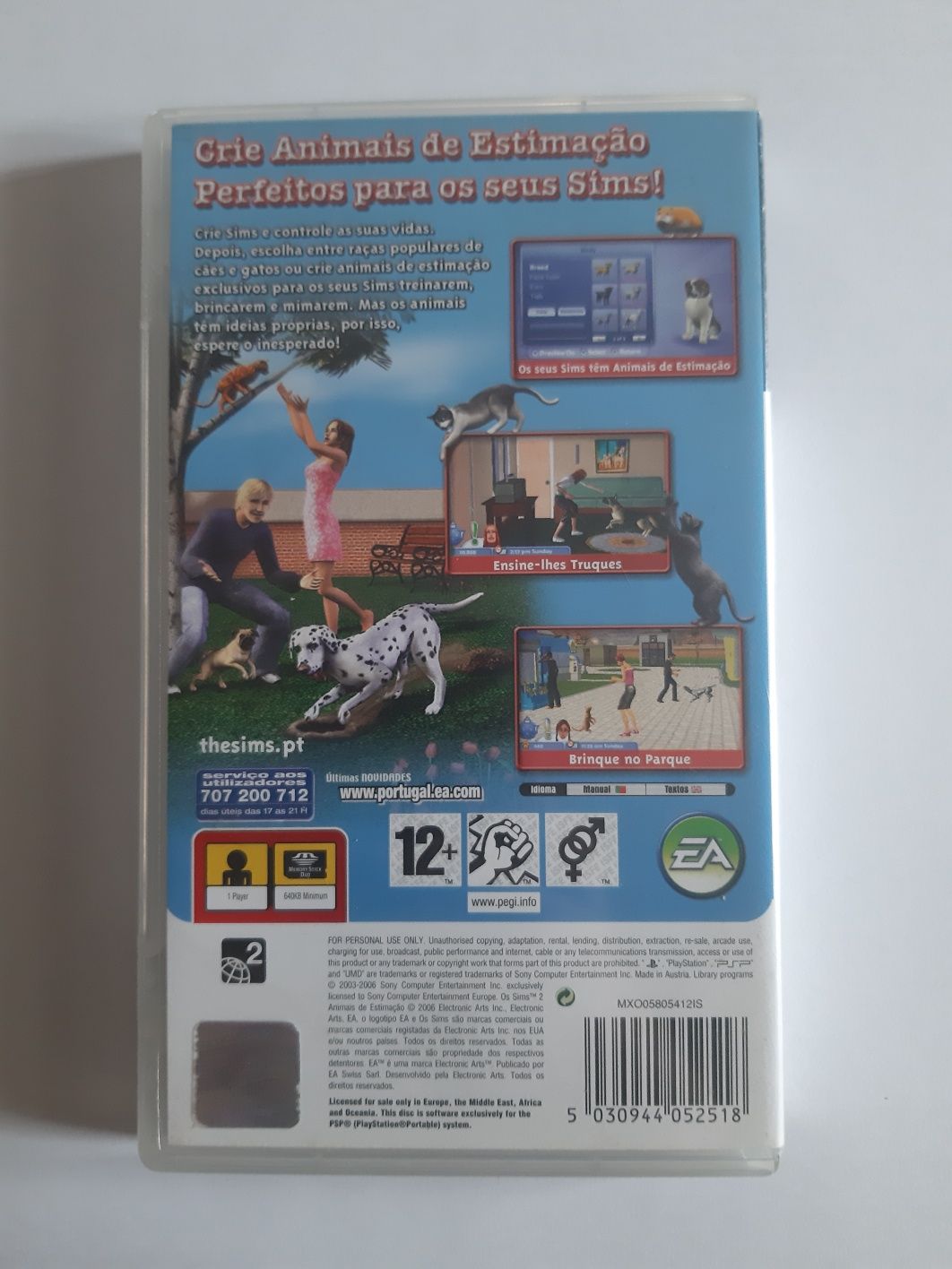 Jogo PlayStation Portable (PSP) The Sims 2 Pets