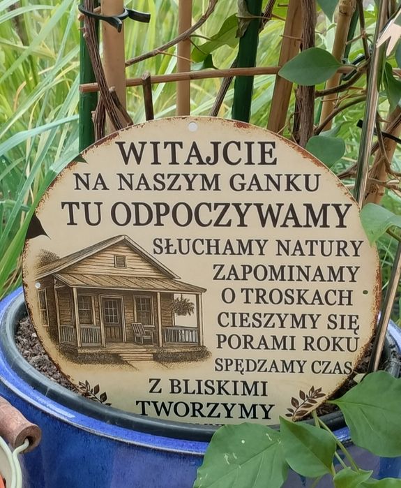 Tabliczka dekoracja , ogród,taras garaż