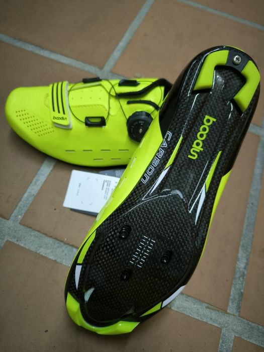 Sapatos ciclismo de estrada carbono