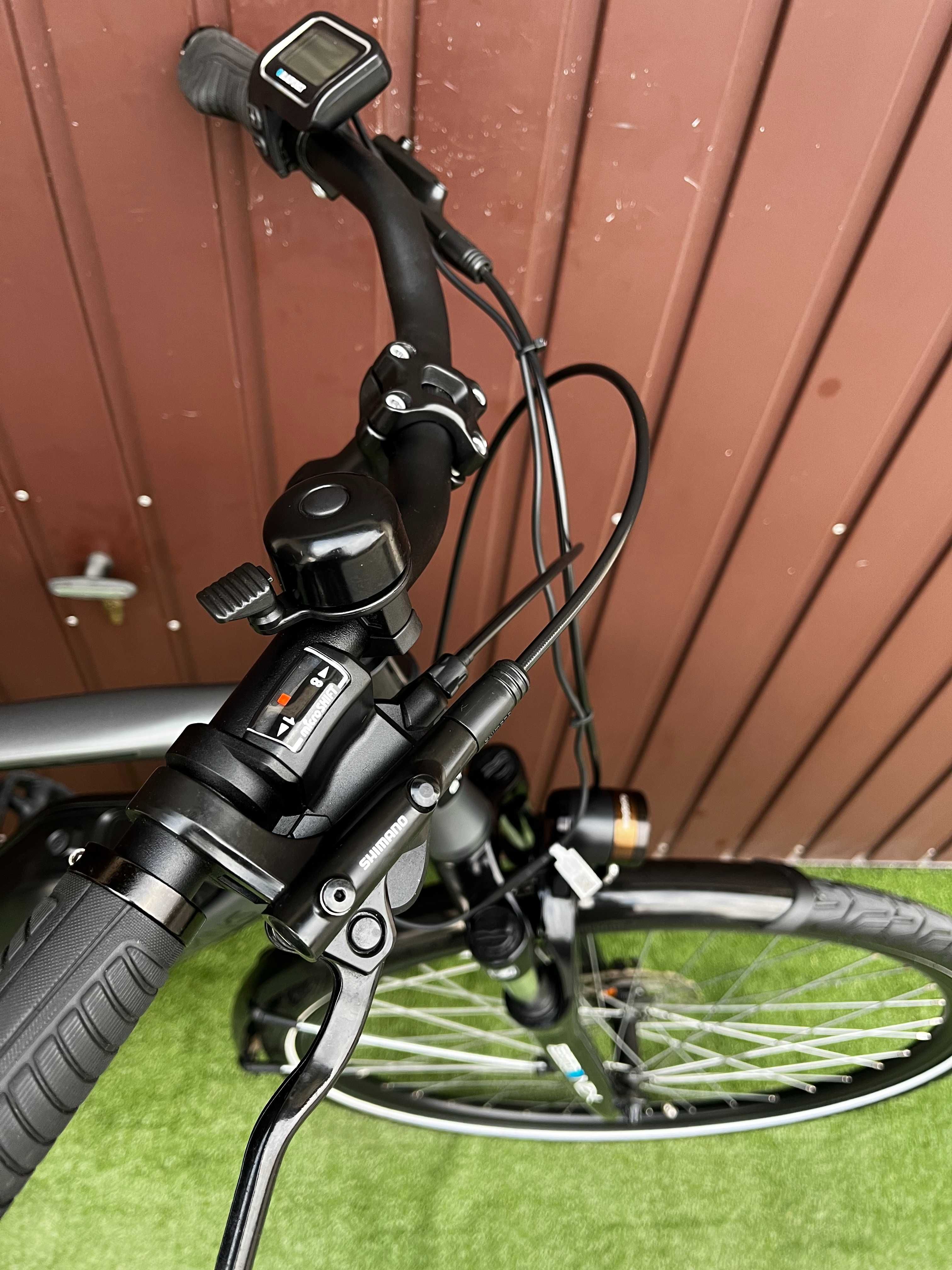 Rower PROPHETE E. TREKKING/alu./amor./koła 28"/hydraulika