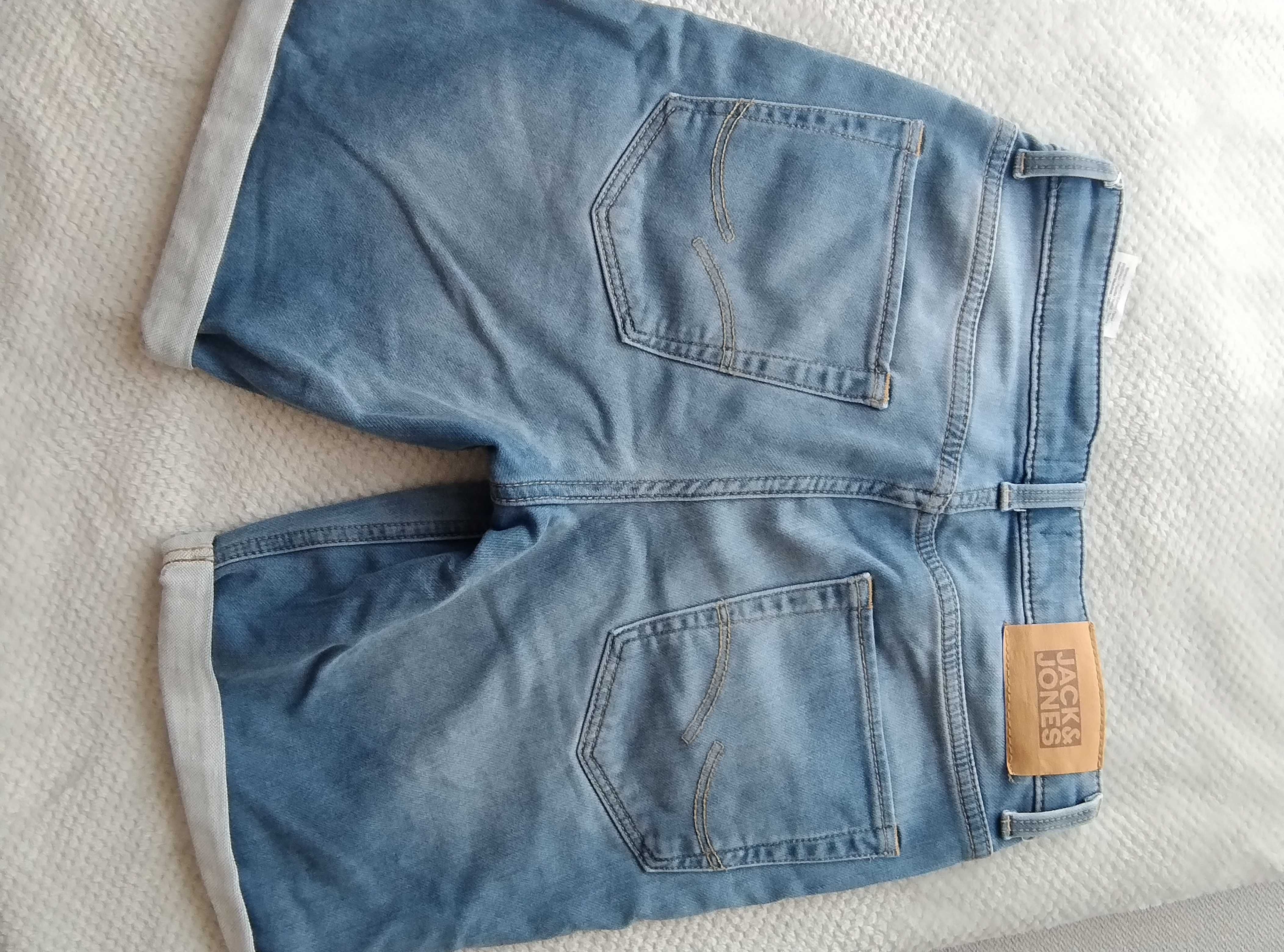 Spodenki dla chłopca Jack&Jones jeansowe 152 cm -12 lat