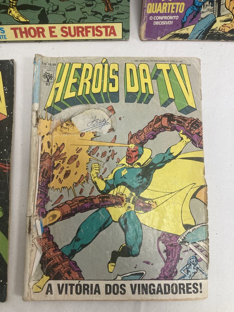 5 Livros Heróis da TV, Banda Desenhada