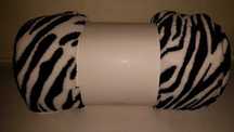 Koc zebra mikrofibra 130 x 170 cm dzieci