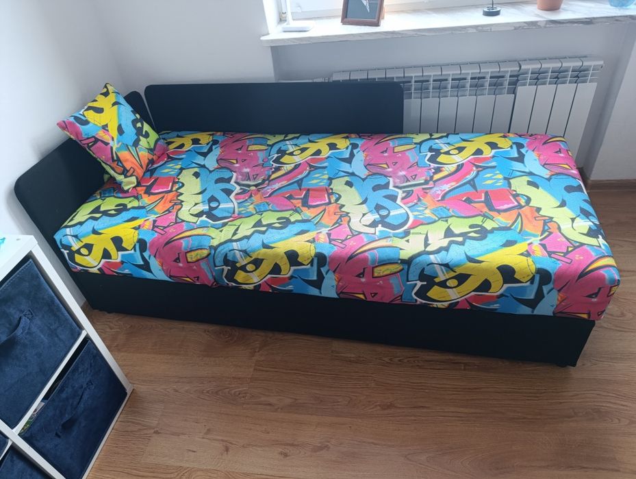 Młodzieżowy tapczan- łóżko dł 183x82cm