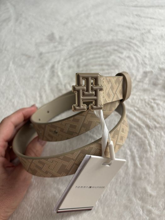 Tommy Hilfiger pasek skórzany 75 cm nowy