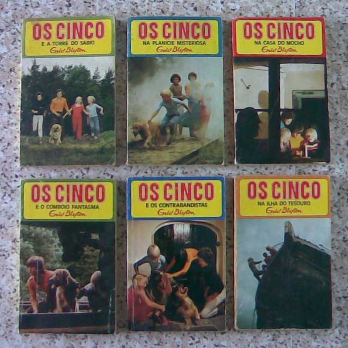 Lote com 31 livros - Os Cinco e outros - venda individual