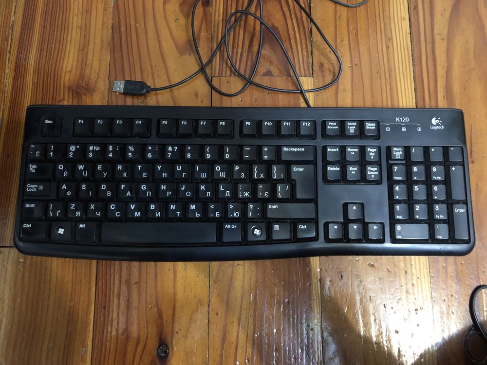 Клавіатура дротова Logitech K120