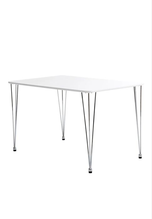 JYSK stół BANNERUP 120x76 biały/Chrom