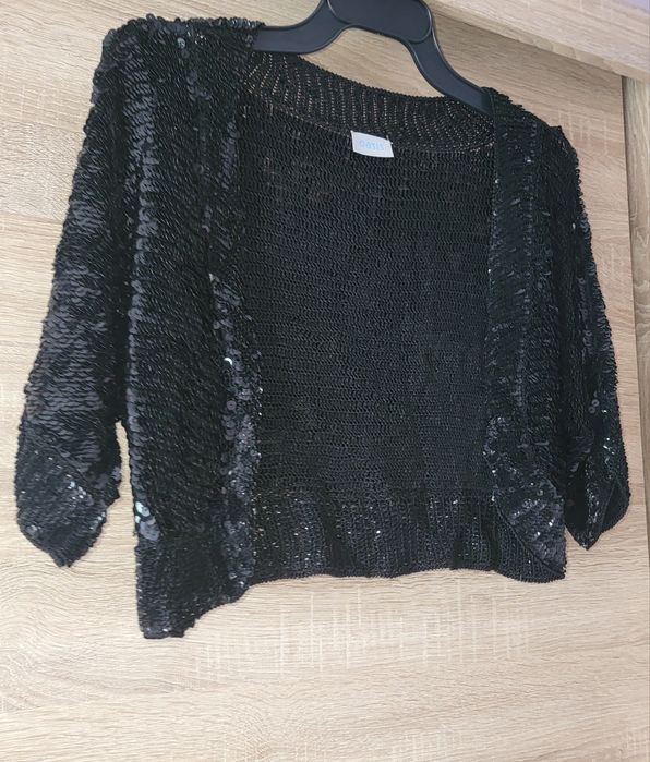 Bolerko cekinowe w bardzo dobrym stanie, rozmiar 40