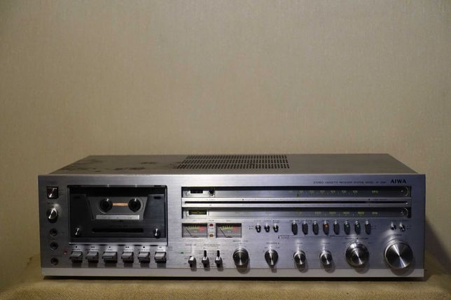 Шикарный кассетный ресивер 70-х AIWA AF-3090 (2х60Вт/18,5кг)(ЗВУК!)