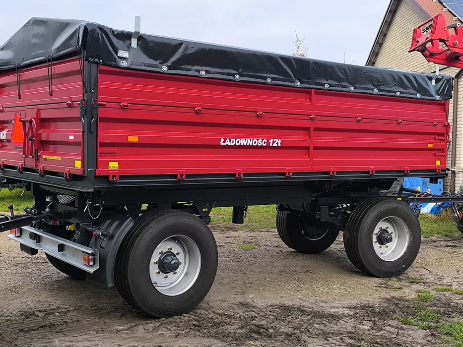 Przyczepa rolnicza 12t BSS NOWA po odbudowie  Stan Idealny