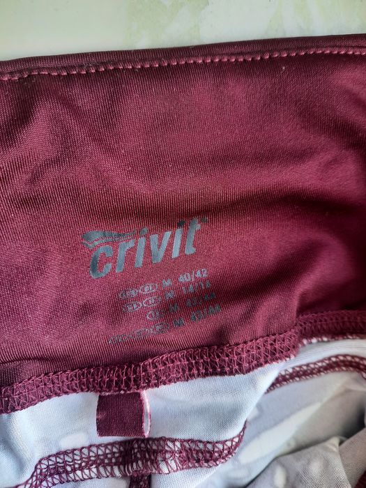 Legginsy getry sportowe damskie do biegania Crivit r. M