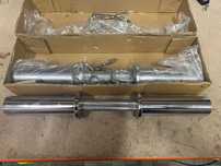 2 Gryfy krótkie olimpijskie 50mm łożyska 51cm 6kg/szt