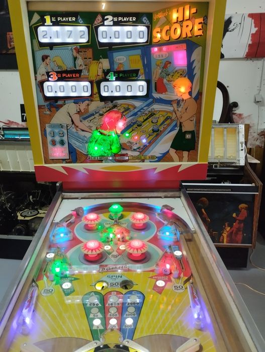 Máquina flipper electromecânica