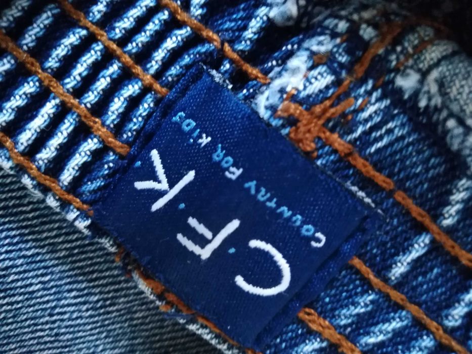 Calças Ganga Azuis C.F.K. Country For Kids 4 Anos 102cm