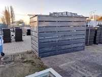 WIATA Śmietnikowa antracyt HIT 3x2m Panel