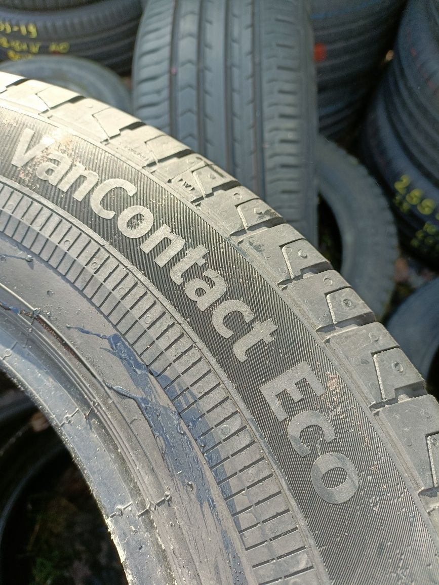 B034- 1 sztuka 215/65r16C Continental VanContactEco z końca 2021r 6.5m