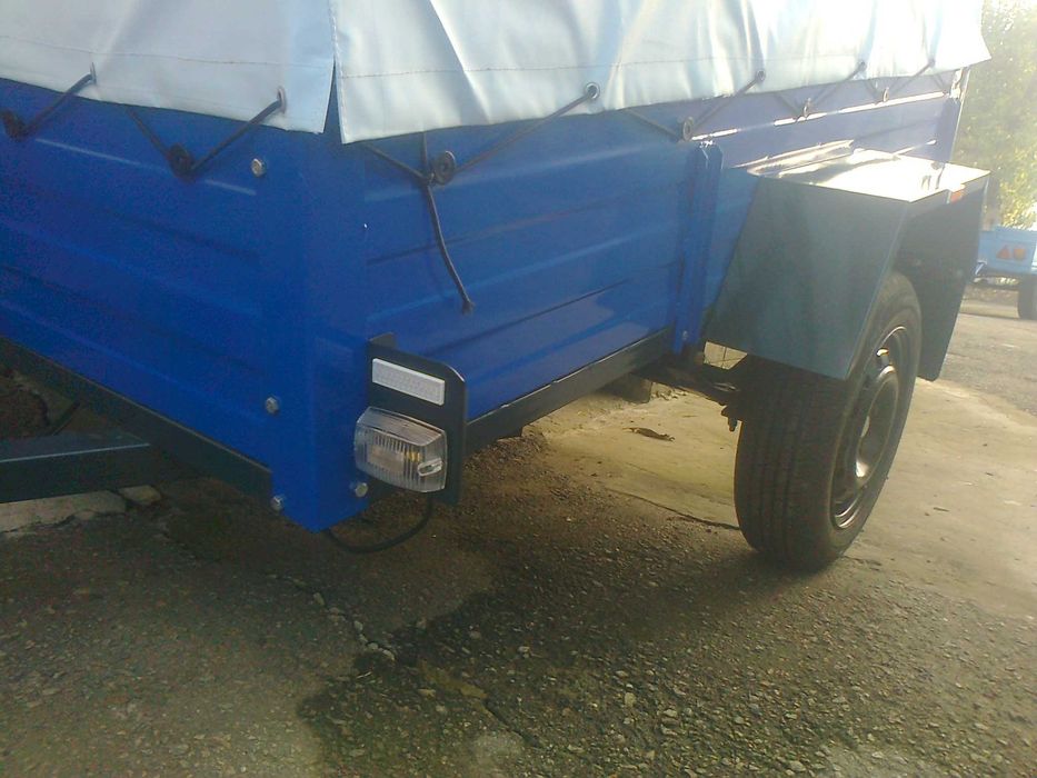 Причіп до легкового авто  АМС-500 новий вис борту 38см