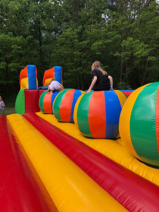 Byk Rodeo Piana Party Eliminator Dmuchana Zjeżdżalnia dmuchańce wata