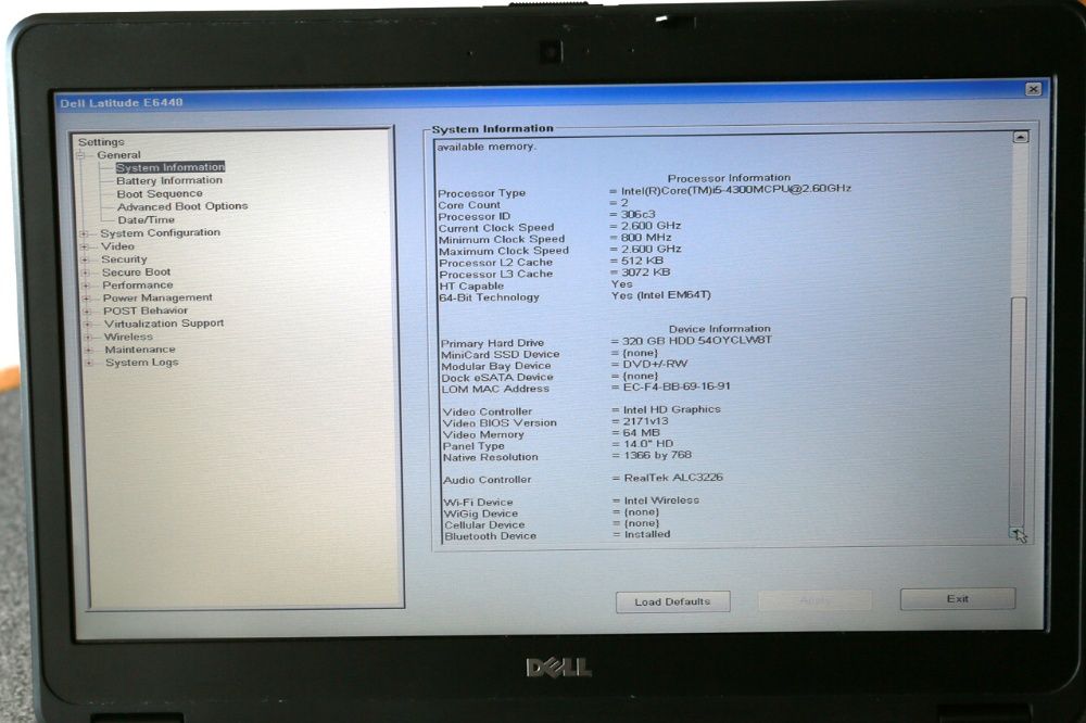 Ноутбук 14 Dell Latitude e6440 i5 ram4Gb ssd120Gb Intel video