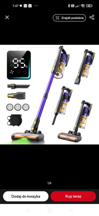 Okazja nowy odkurzacz Laresar X11 pionowy bezprzewodowy używany