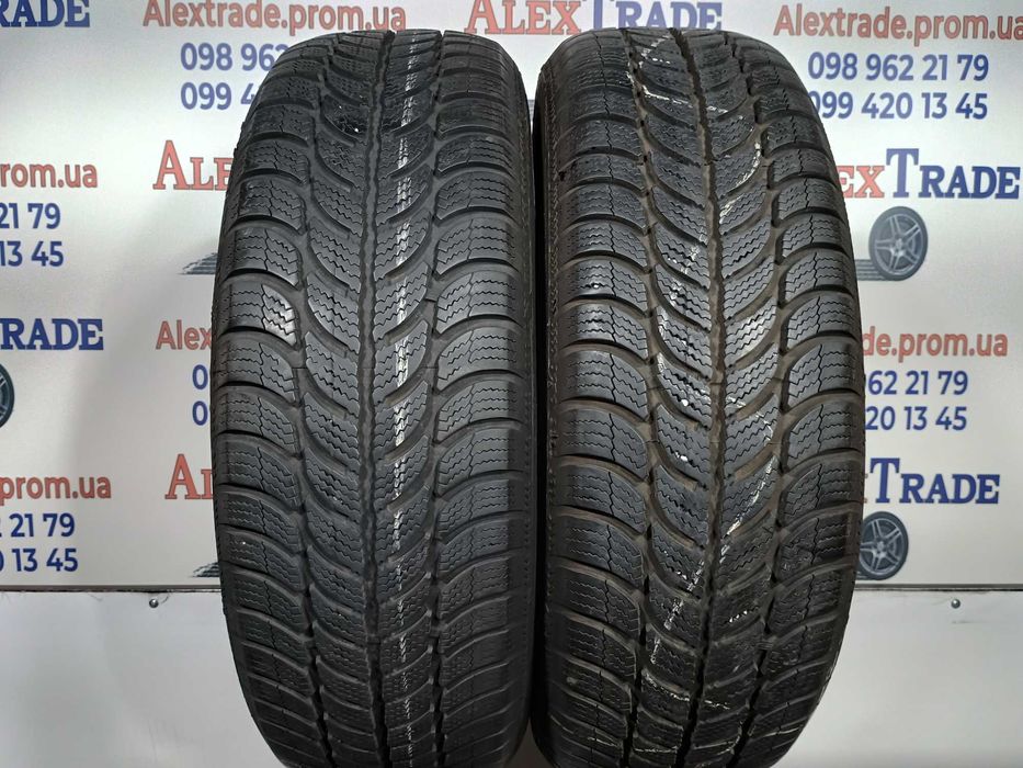 2 шт. 195/65 R15 Sava Eskimo S3+ шини б/у, 6-7 мм