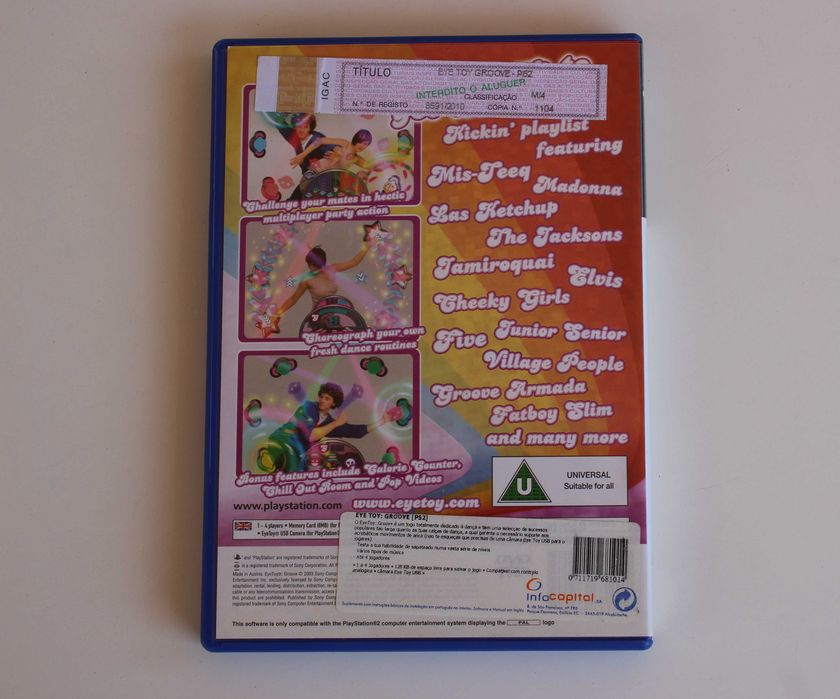 Jogo Playstation 2 Original "Groove"