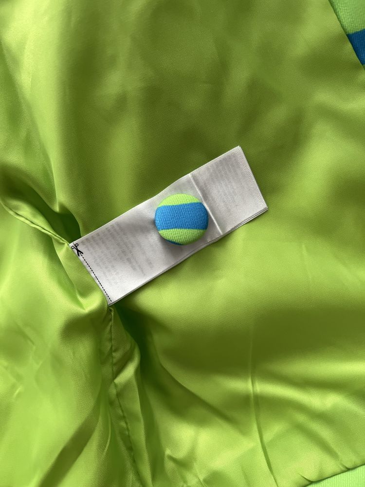 Nowy komplet zebra neon – marynarka XS + spodnie S • z metkami