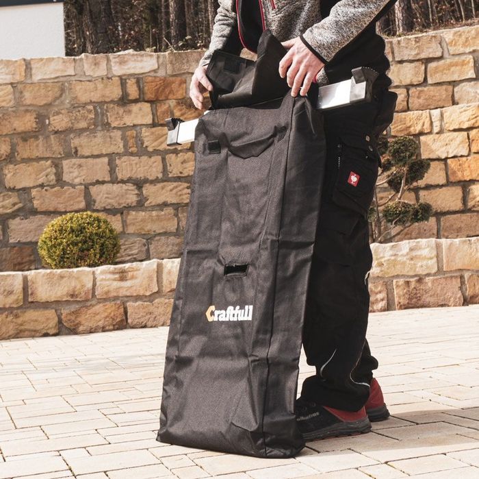 Craftfull aluminiowa drabina teleskopowa funkcją cichego domykania hit