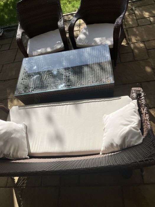 Technorattan OLTRE 4 częściowy zestaw FIRENzE brąz do renowacji