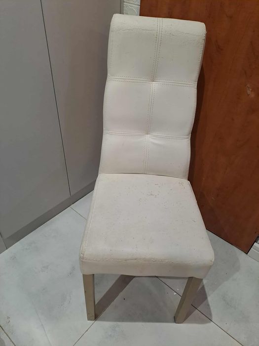 Krzesła skórzane 6 sztuk