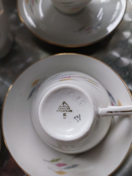 Garnitur do espresso Chodzież z lat 60