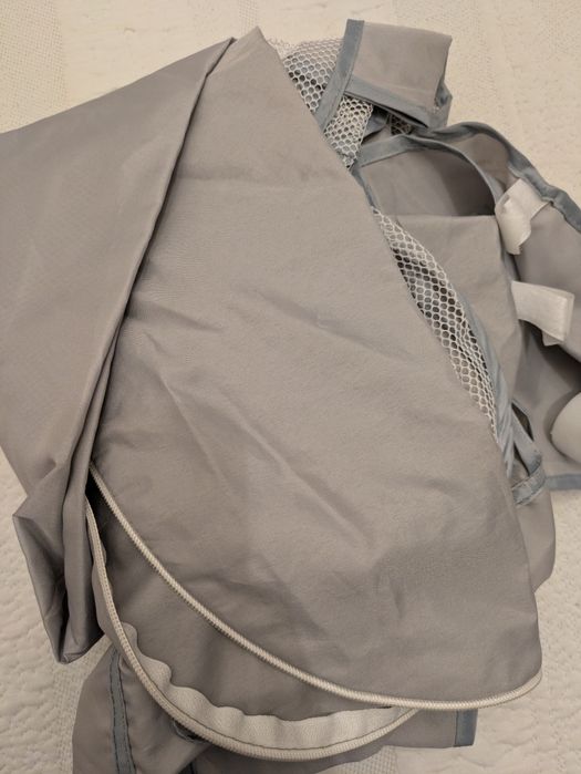 Szary kojec blisko 120x180 cm