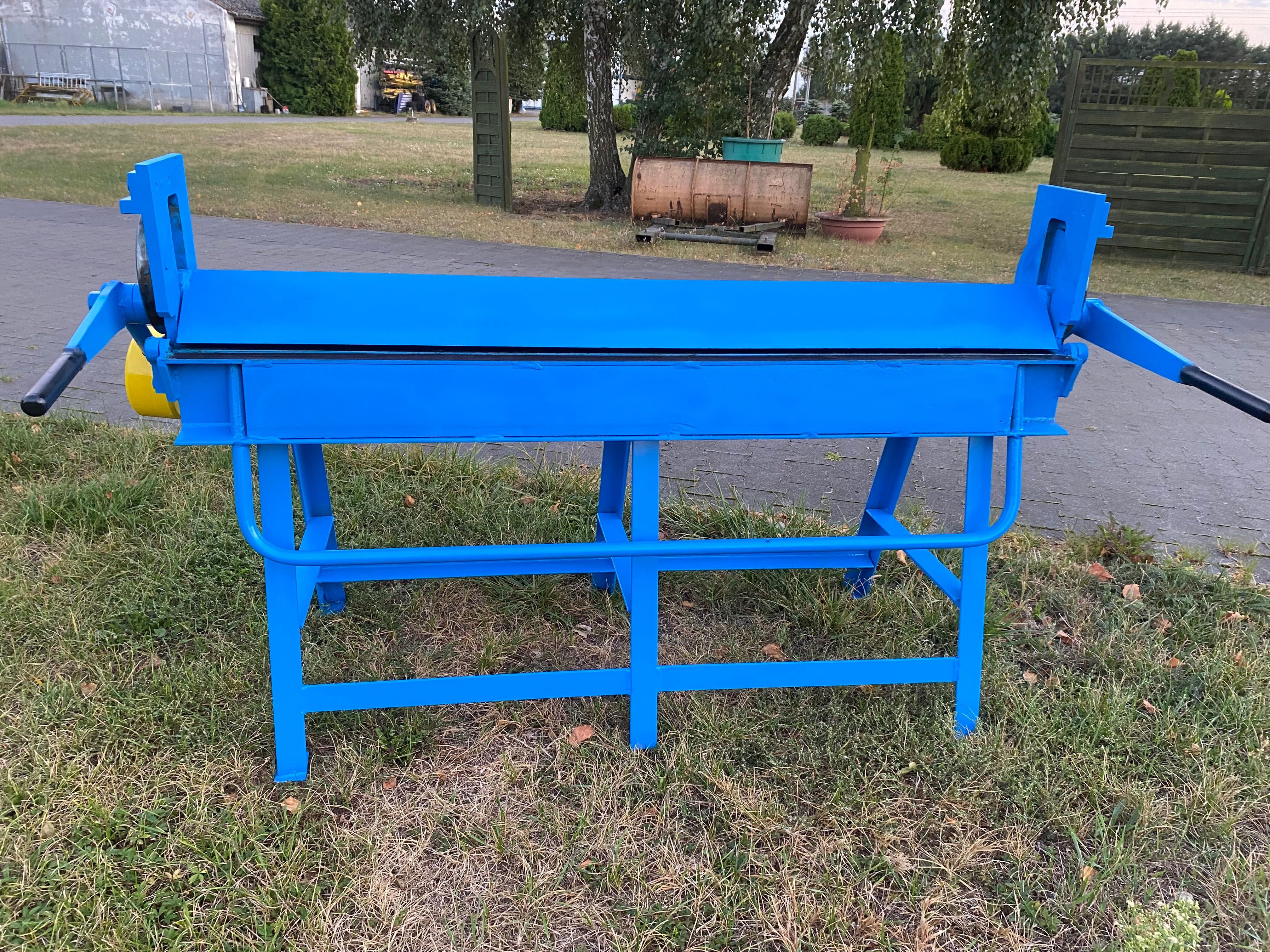Zaginarka giętarka do blachy 1500x1,5 mm IDEALNY STAN ! 4 800 netto