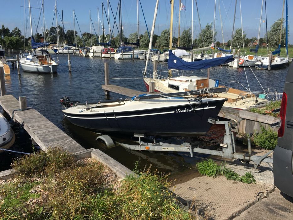 Żaglówka Seabird 660 +przyczepa+silnik.