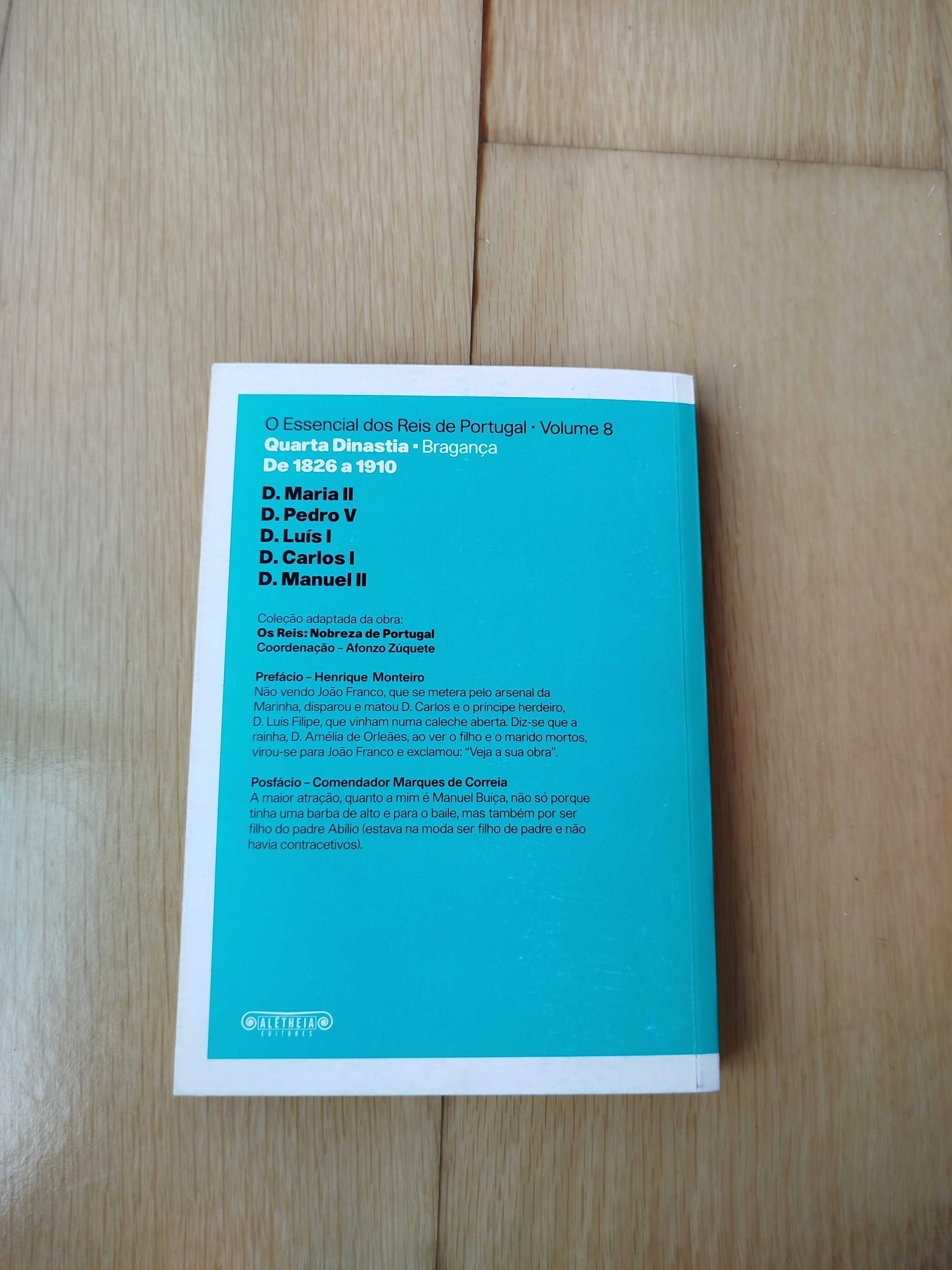 Livro Nobreza de Portugal Os Reis de Portugal, Coleção Expresso vol. 8