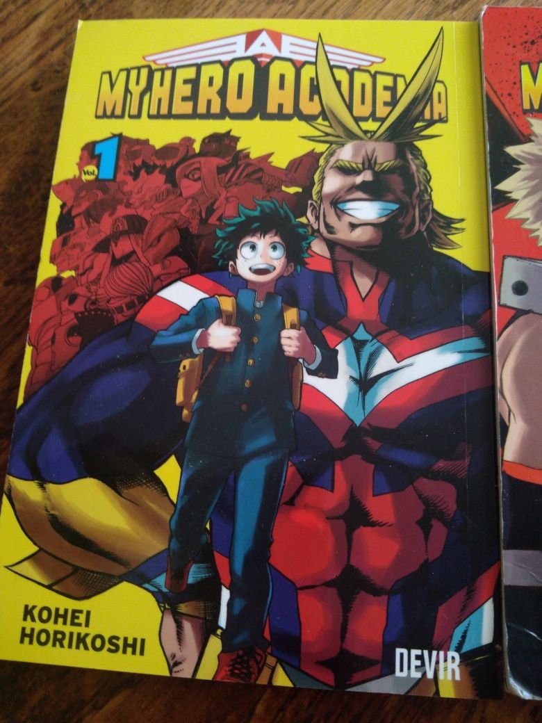 My Hero Academia, vol 1, 2 e 3