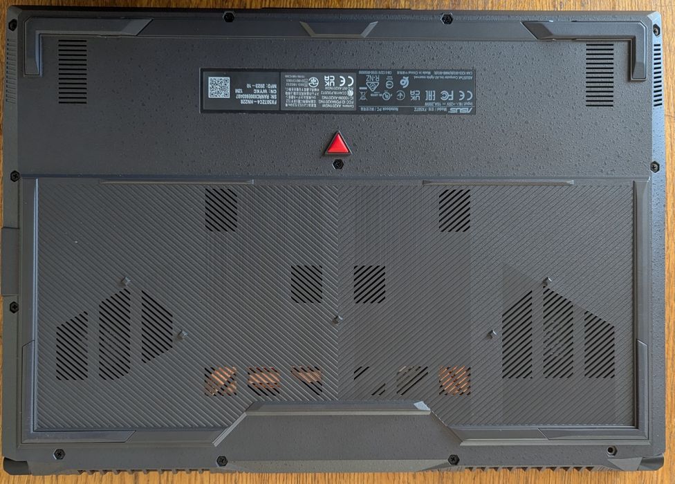 ASUS TUF Gaming F15 i5-12/RTX 3050/16 ram/512 ssd