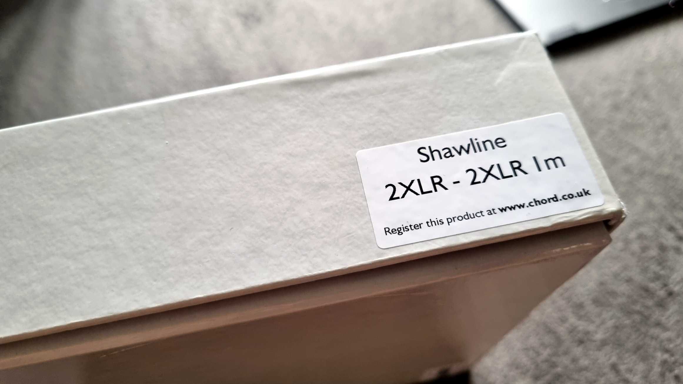 Interkonekt zbalansowany Chord Shawline XLR 1 mb