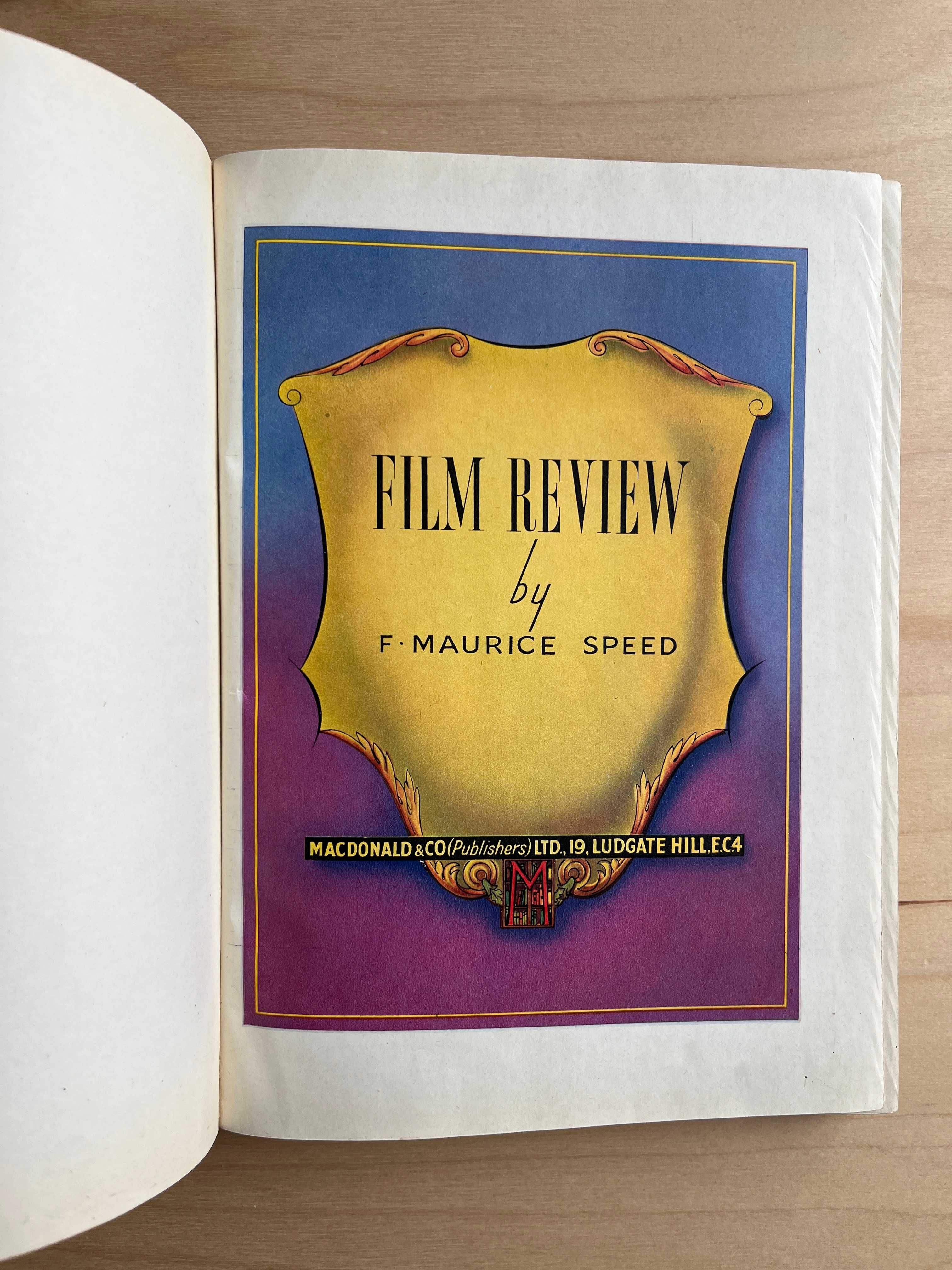 Film Review by F. Maurice Speed album książka, stare kino, 1948 rok