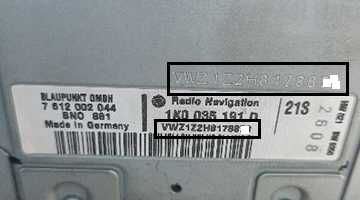 Kod do radia VW Audi Skoda Volkswagen Seat - rozkodowanie Zdalnie !!!