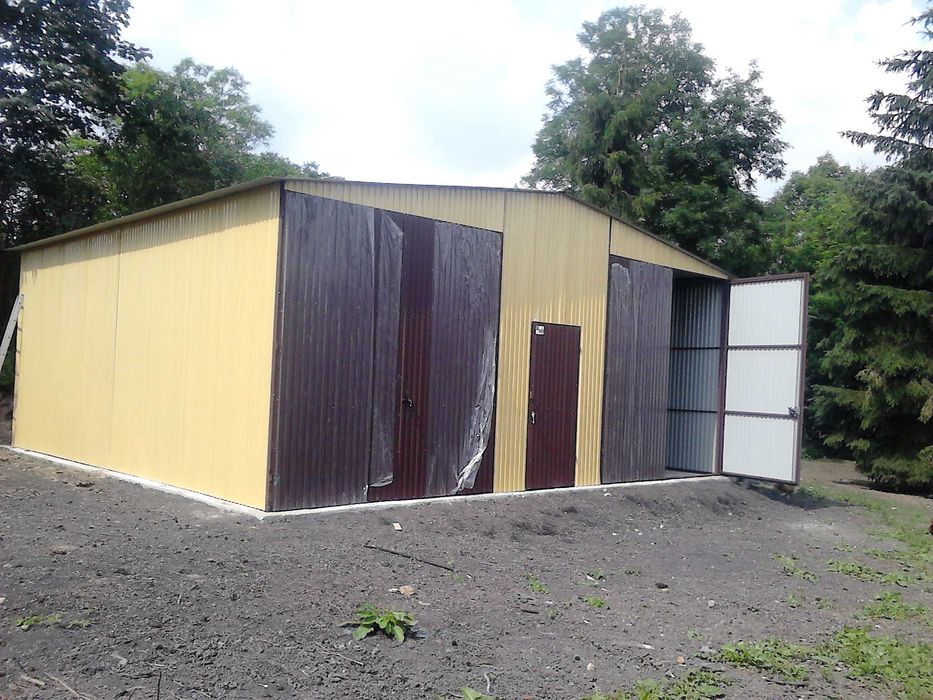 Garaż blaszak 7x6! Garaż blaszany Garaż Hala Magazyn 6x8 6x5 5x7 6x6