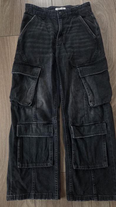 Bojówki spodnie jeans Reserver r. 152