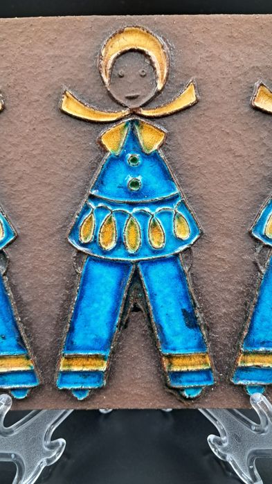 Plakieta ceramiczna Dietlinde Hein, lata 60