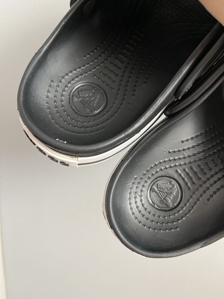 Крокси крокбенд чорні crocband black уцінка