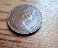 Moneta Elżbieta II 1974 rok New Penny 1