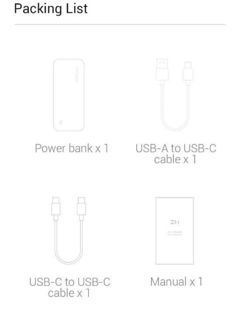 ZMI QB826G 210W 25000 Xiaomi для ноутбука Iphone