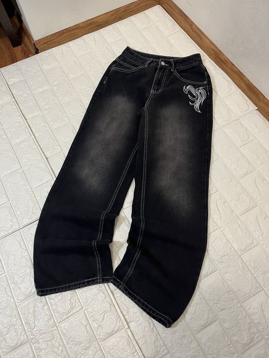 Baggy rap jeans trible широкі реп джинси sk8 archive opium y2k