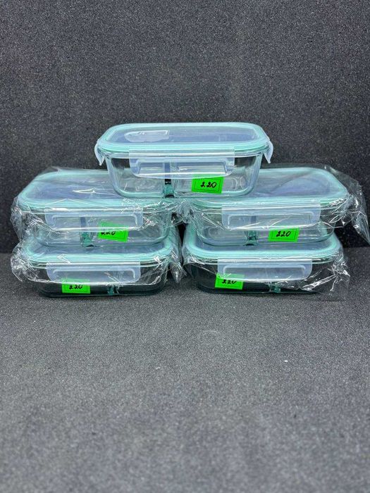 Скляний контейнер , ланчбокс 600 мл