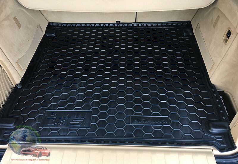 Модельный коврик в багажник BMW X5 E70 E53 F15 F16 X3 F25 G01